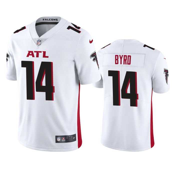Men & Women & Youth Atlanta Falcons #14 Damiere Byrd White Vapor Untouchable Stitched Football Jersey->atlanta falcons->NFL Jersey